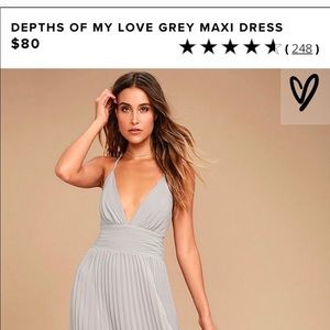 Lulu’s bridesmaid maxi dress